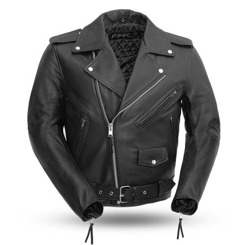 Superstar - Men's Leather Motorcycle Jacket