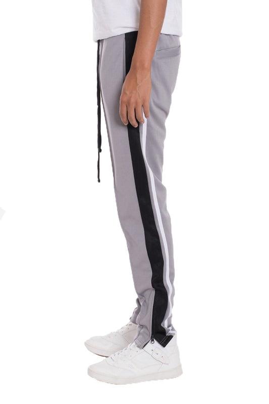 TRICOT STRIPED TRACK PANTS