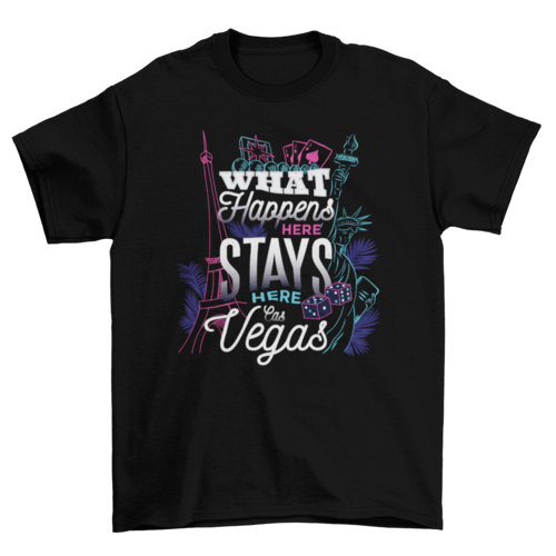 What happens in Vegas t-shirt