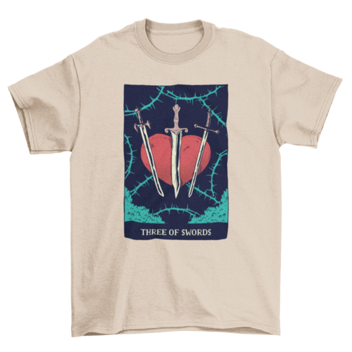 Swords Tarot Card T-Shirt