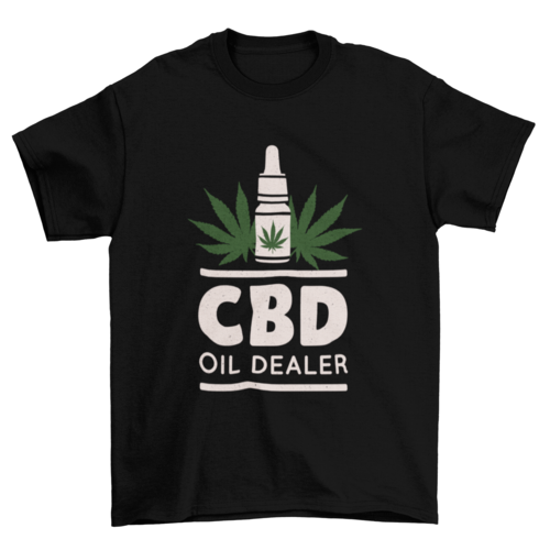 CBD Oil T-shirt Design