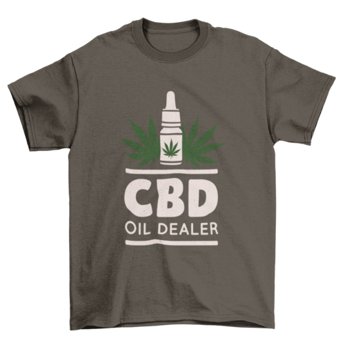 CBD Oil T-shirt Design