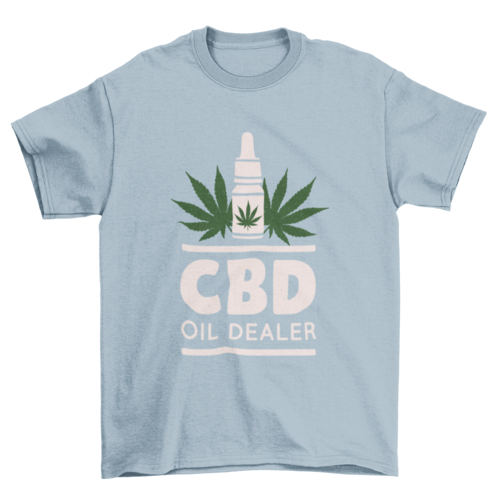 CBD Oil T-shirt Design