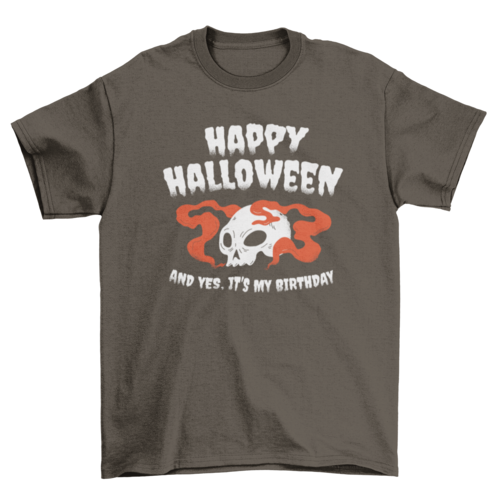 Halloween birthday t-shirt