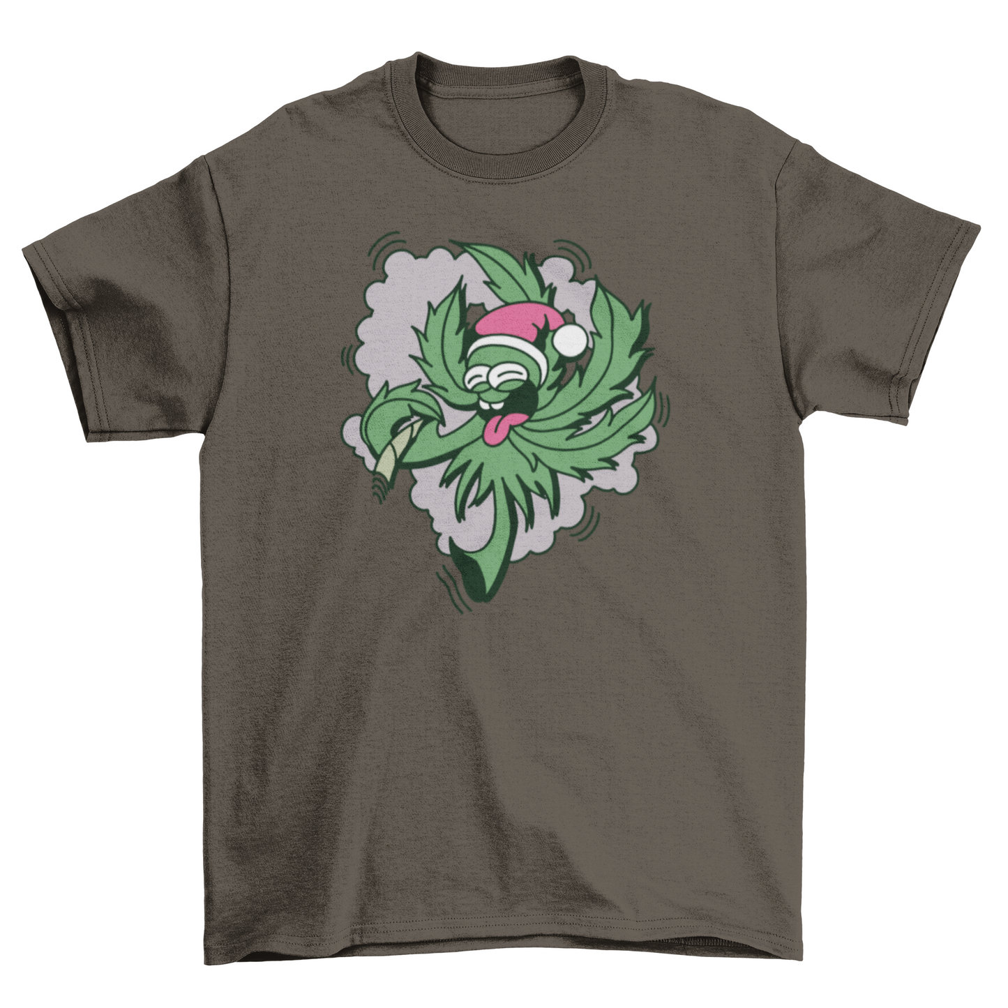 Santa weed t-shirt