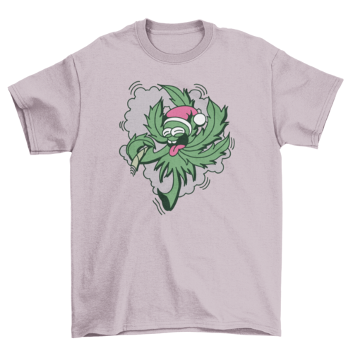 Santa weed t-shirt