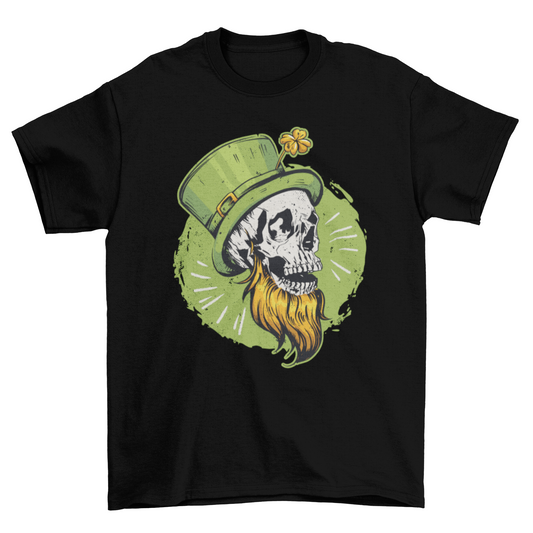 St patrick's skull t-shirt