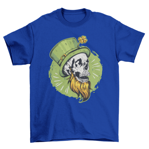 St patrick's skull t-shirt