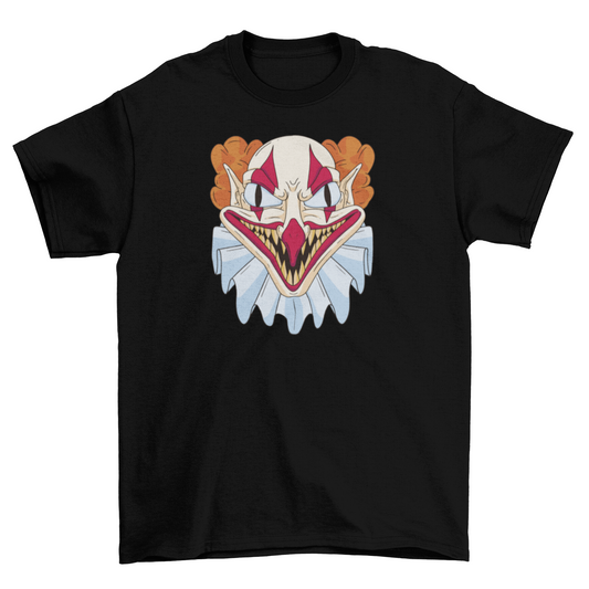 Scary Halloween clown t-shirt