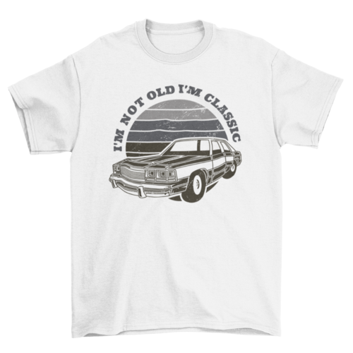 Vintage car transport t-shirt