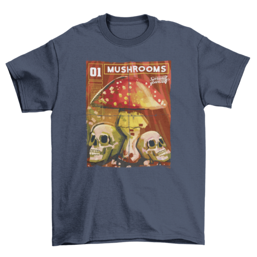 Mushrooms magazine t-shirt