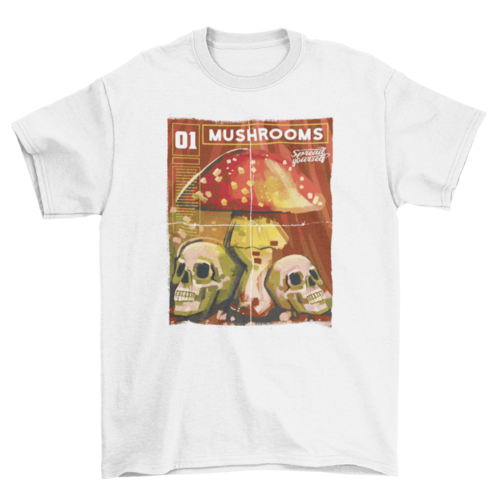 Mushrooms magazine t-shirt