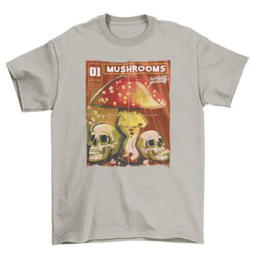 Mushrooms magazine t-shirt