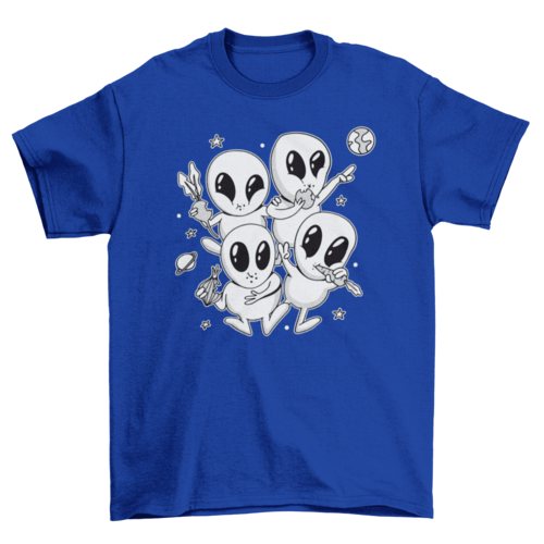 Vegetable aliens t-shirt