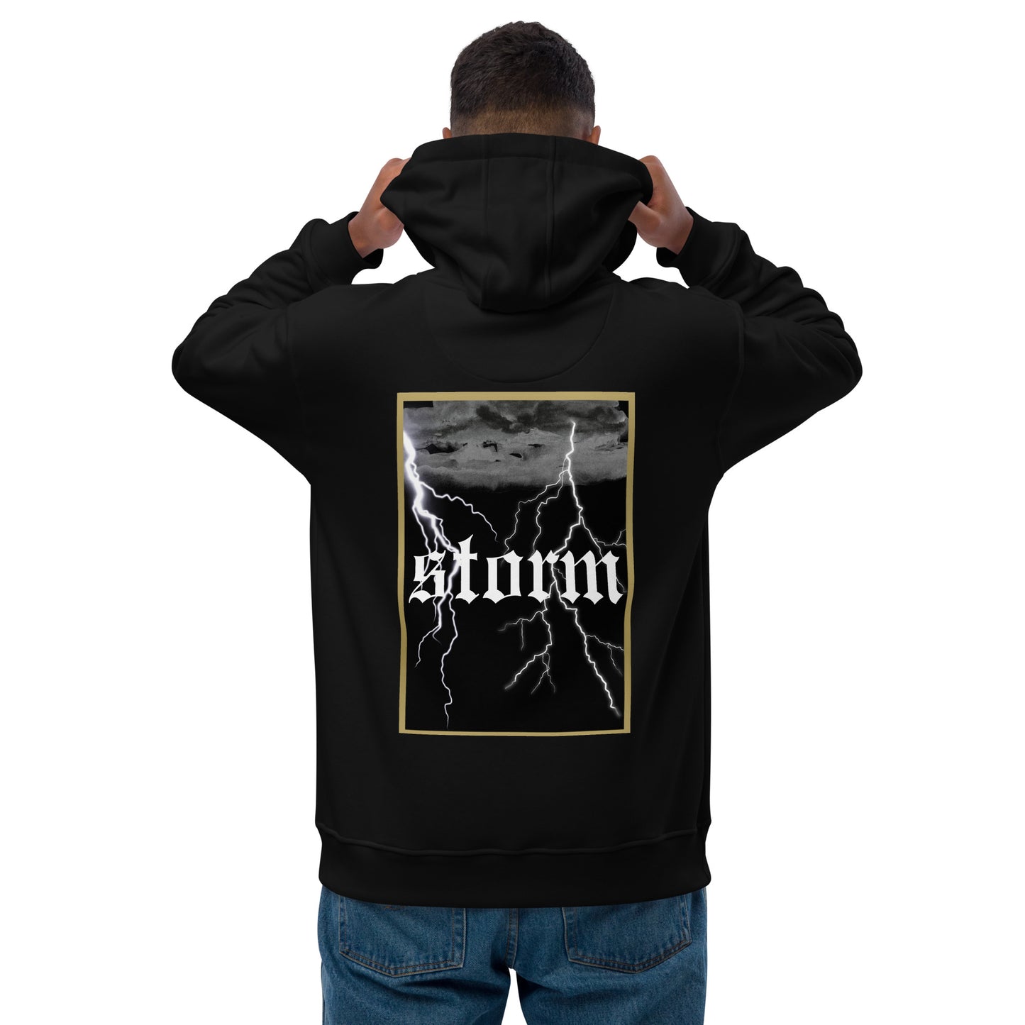 old school hoodie : storm